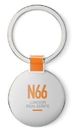 MO8462 Porte-clés métallique de forme ronde                       