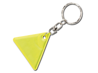 Porte-clés triangle réfléchissant  plastique 01151
