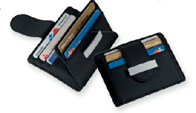 Porte carte de crédit en simlicuir 5 pochettes 8966