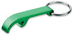 Porte-clés métallique avec décapsuleur 27736