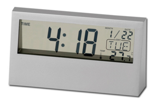 Horloge de table en plastique SACHI 42083-19