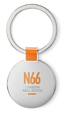MO8462 Porte-clés métallique de forme ronde                       