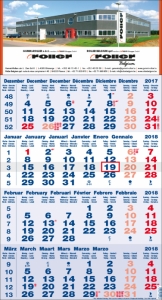 Calendriers 4 Mois Classic