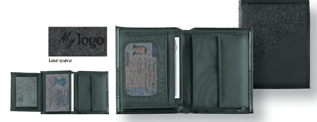 Porte-feuille avec porte-monnaie équipement moderne. Réf 465-60.001