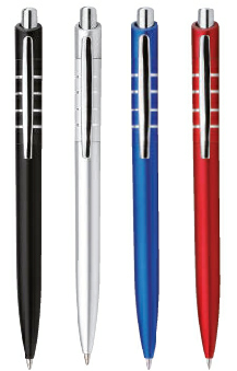 stylo à bille  MIA COLOUR en plastique encre bleue avec clip métalique partir de 0.31€ impression comprise 13531
