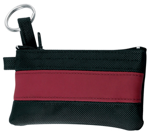 Porte-clés nylon avec bande skaai de couleur CreativDesign 382-69-03 Bande rouge